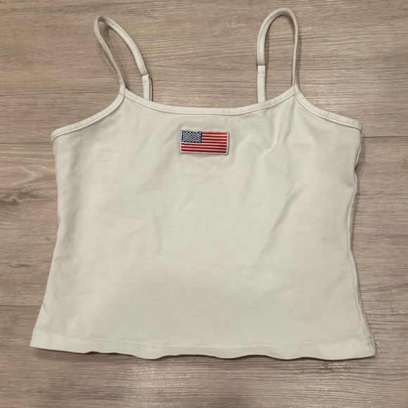 Edikted White American Flag Tank - Picture 1 of 3